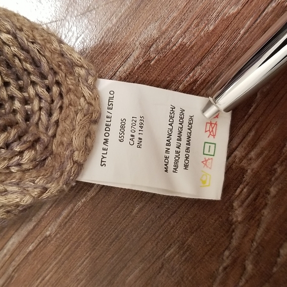 (M) Le Tempes des Cherises Loose Knit Bohemian Sweater Cottagecore Cotton Blend - Picture 8 of 9